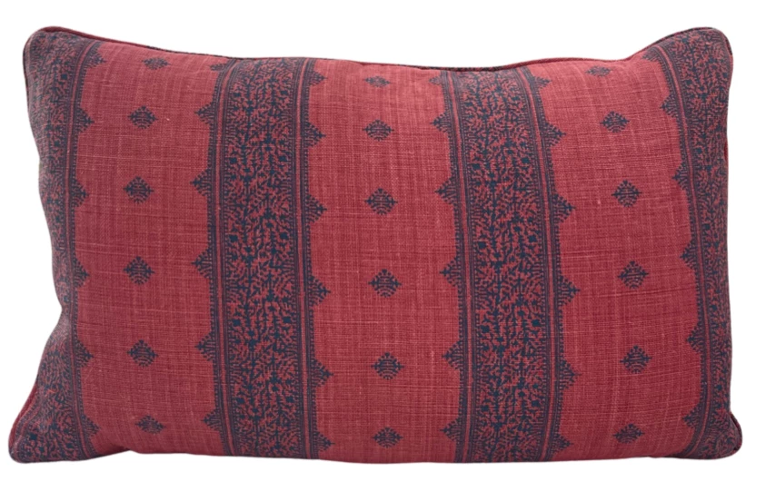 Peter Dunham Fez Raspberry Lumbar Pillow Cover Indoor 1 Peter Dunham Fez Raspberry Lumbar Pillow Cover Indoor