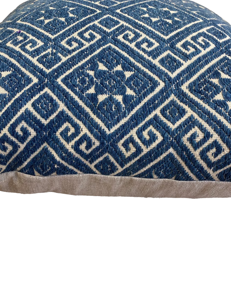 Zerbo Wedding Hmong Indigo Lumbar 2 Zerbo Wedding Hmong Indigo Lumbar