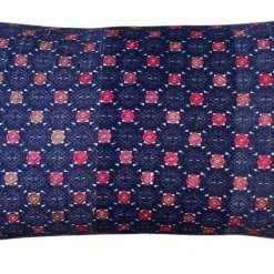 Zerbo Indoor Wedding Hmong Pink Indigo Dot Lumbar