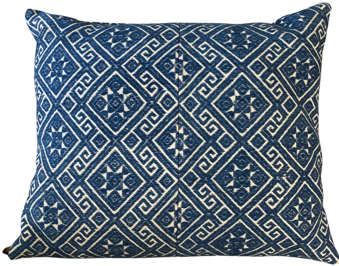 Zerbo Wedding Hmong Indigo Lumbar 1 Zerbo Wedding Hmong Indigo Lumbar