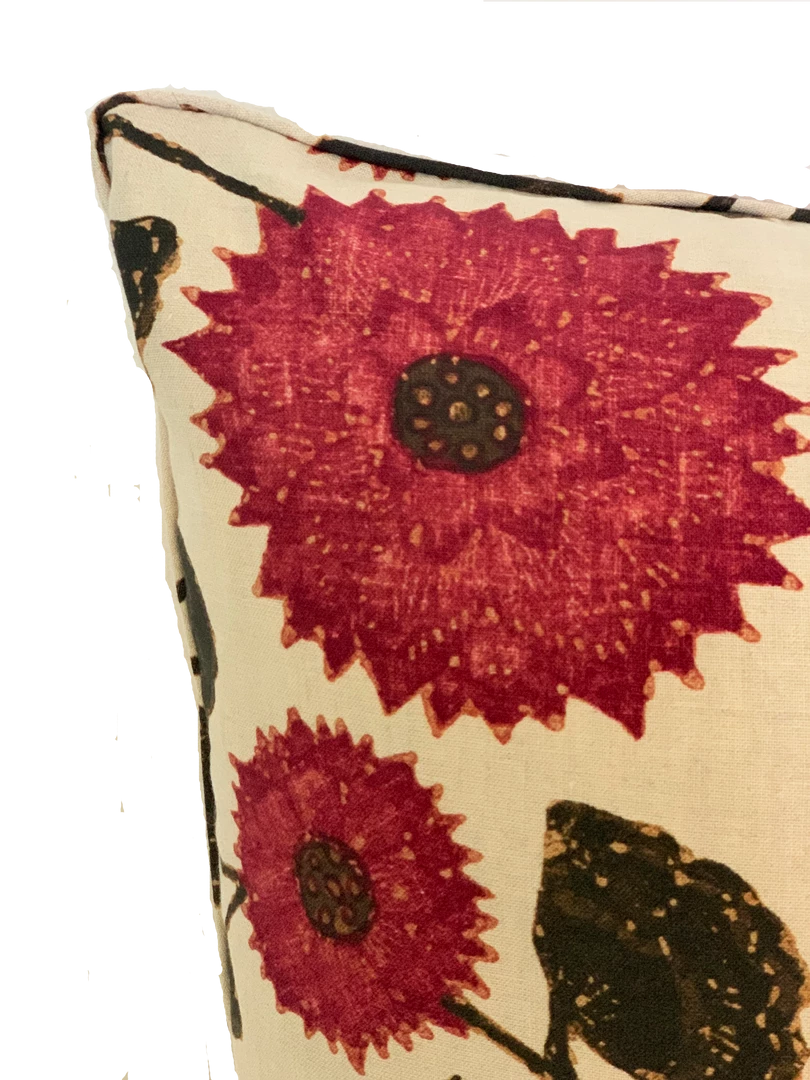 Schuyler Samperton Celandine Sangria Pillow Cover 2 Schuyler Samperton Celandine Sangria Pillow Cover