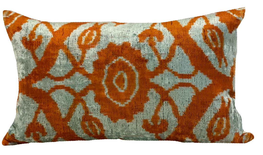 MD Home Corum Velvet Ikat Pillow Cover 1 MD Home Corum Velvet Ikat Pillow Cover