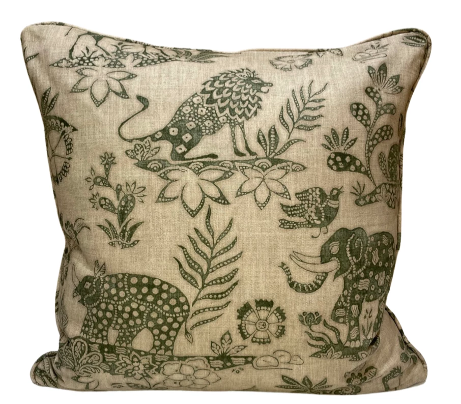 Lisa Fine Mogambo Jungle Pillow Cover Indoor 1 Lisa Fine Mogambo Jungle Pillow Cover Indoor