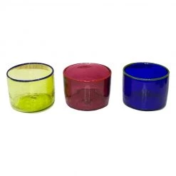 Matthew Clark Glass Small Yellow Glass Bowl TABLEWARE