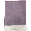 Alashan Throws Adirondack Herringbone Smokey Plum Throw