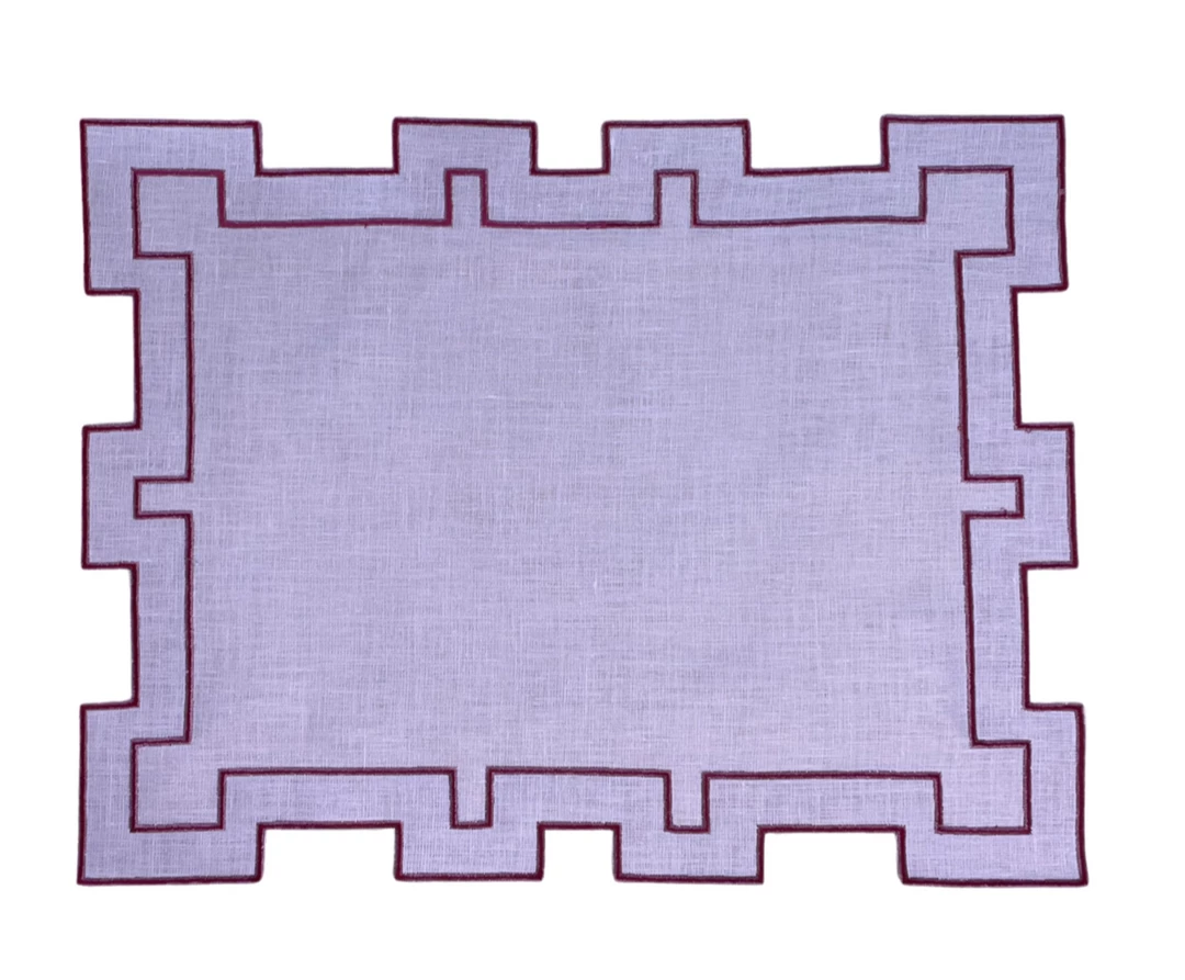 Well Made Home TABLEWARE Purple Castle Napkins 3 Well Made Home TABLEWARE Purple Castle Napkins