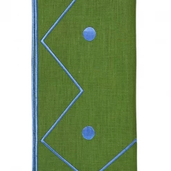 Well Made Home Green Zig Zag Placemats