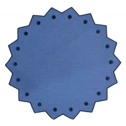 Well Made Home Blue Zig Zag Placemats Table Linens