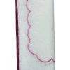 Well Made Home TABLEWARE Pink Scallop Linen Napkins