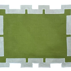 Well Made Home Green Castle Placemats Table Linens