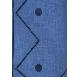 Well Made Home TABLEWARE Blue Zig Zag Napkins