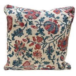 Lisa Fine Zahra Indigo Cinnabar Pillow Cover Indoor