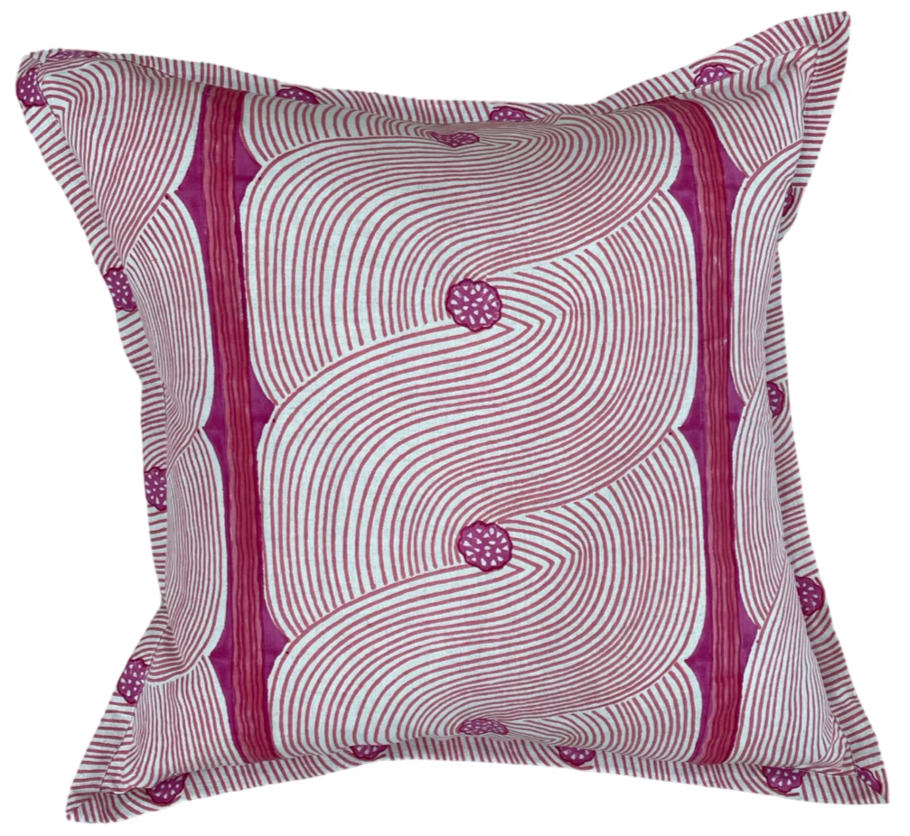 Tulu Indoor Harper Pink Pillow Cover 1 Tulu Indoor Harper Pink Pillow Cover