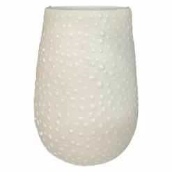 Kris McIntosh ACCESSORIES Textured Ivory Vase