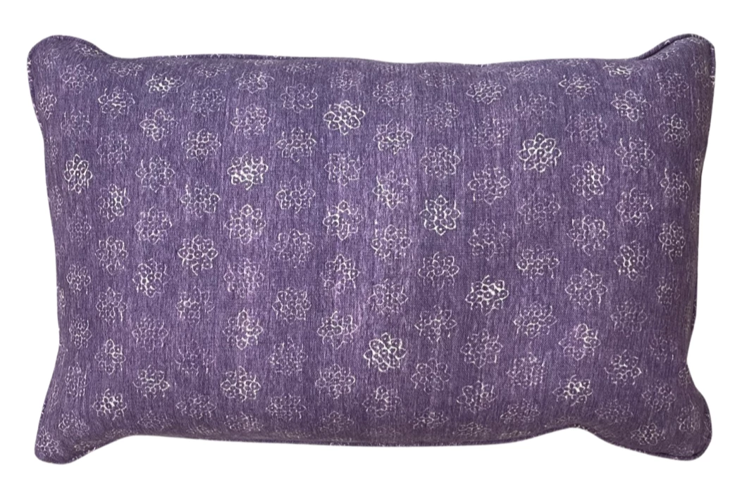 Schuyler Samperton Doshi Aubergine Pillow Cover 1 Schuyler Samperton Doshi Aubergine Pillow Cover