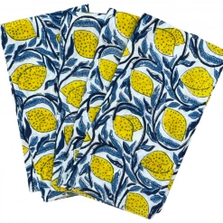 Walter G Palermo Azure Napkins (Set Of 4)