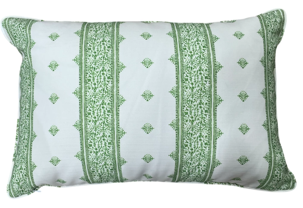 Peter Dunham Fez Green Outdoor Pillow 1 Peter Dunham Fez Green Outdoor Pillow