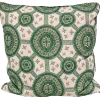 Schuyler Samperton Petite Nellcote Outdoor Lily Pad Green Pillow Indoor
