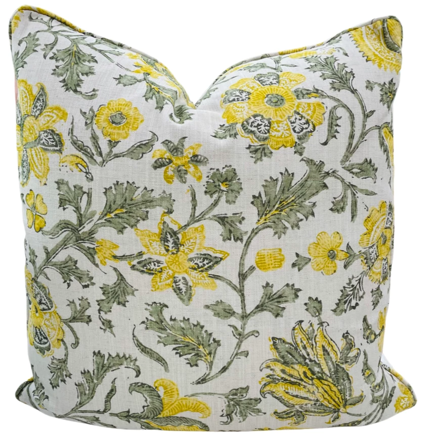 Lisa Fine Zahra Sage Soleil Pillow Cover 1 Lisa Fine Zahra Sage Soleil Pillow Cover