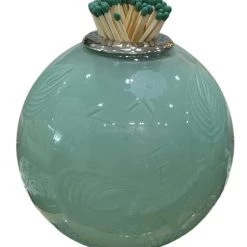 International Shade TABLEWARE Green Etched Match Striker