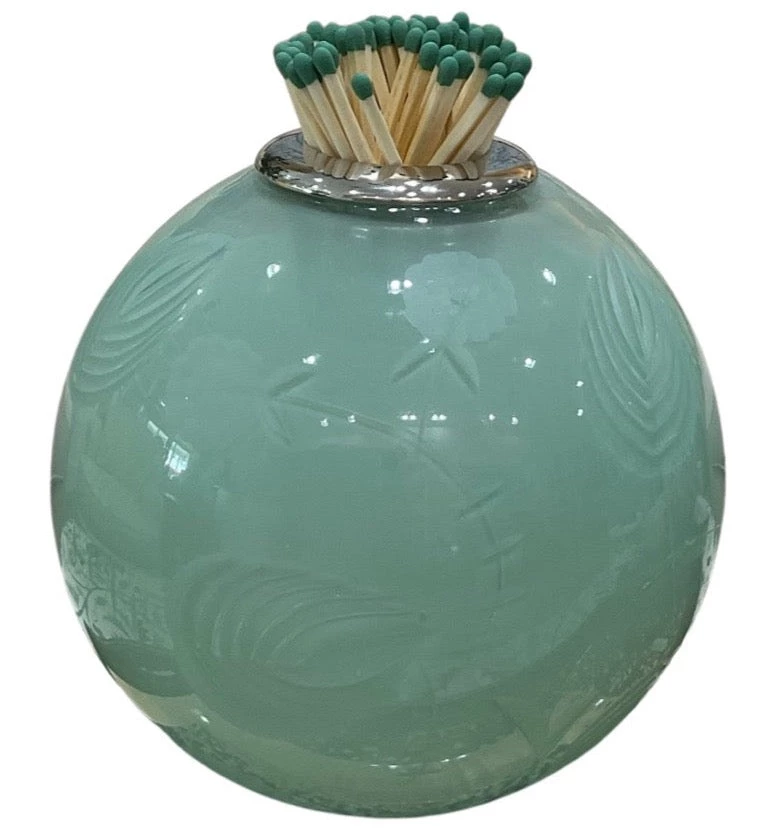 International Shade TABLEWARE Green Etched Match Striker 1 International Shade TABLEWARE Green Etched Match Striker
