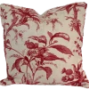 Lisa Fine Pomona Red Pillow Cover