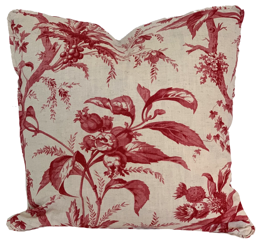 Lisa Fine Pomona Red Pillow Cover 1 Lisa Fine Pomona Red Pillow Cover