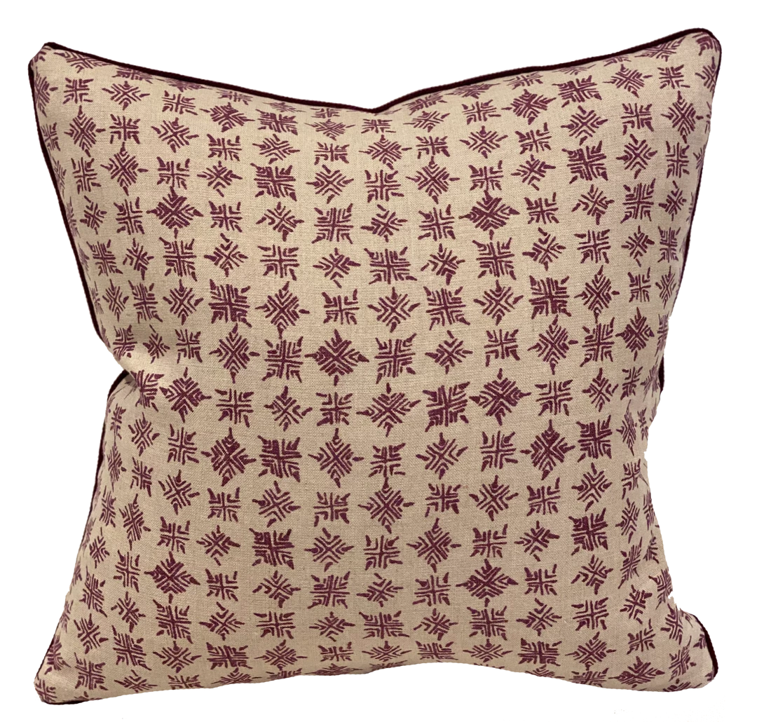 Schuyler Samperton Indoor Firefly Plum Pillow 1 Schuyler Samperton Indoor Firefly Plum Pillow