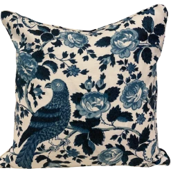 Schuyler Samperton Caledonia Blue Pillow Cover