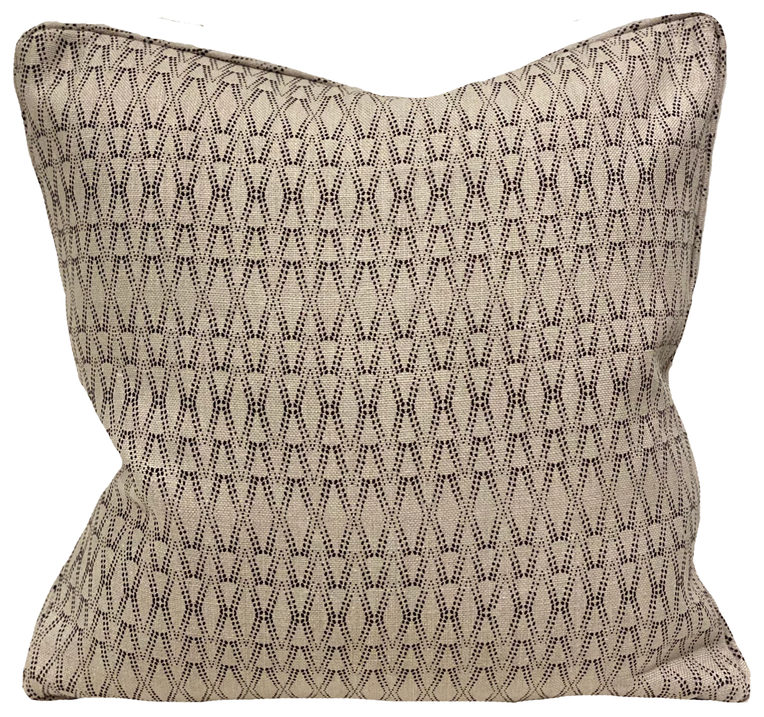 Caroline Cecil Ketut Black On Natural Pillow Indoor 1 Caroline Cecil Ketut Black On Natural Pillow Indoor