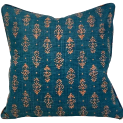 Lisa Fine Rajkot Peacock Pillow Cover Indoor
