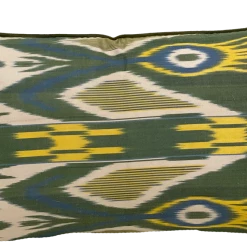 Kushaan Emin Silk Ikat Pillow Cover