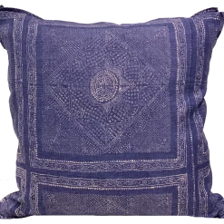 Well Made Home Chunari Blue Pillow Cover Indoor