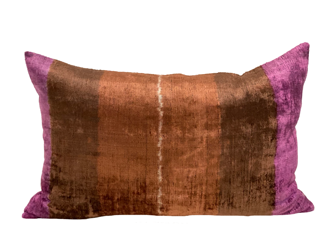 MD Home Indoor Beki Velvet Ikat Pillow Cover 1 MD Home Indoor Beki Velvet Ikat Pillow Cover