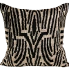 MD Home Zebi Black Velvet Ikat Pillow Cover