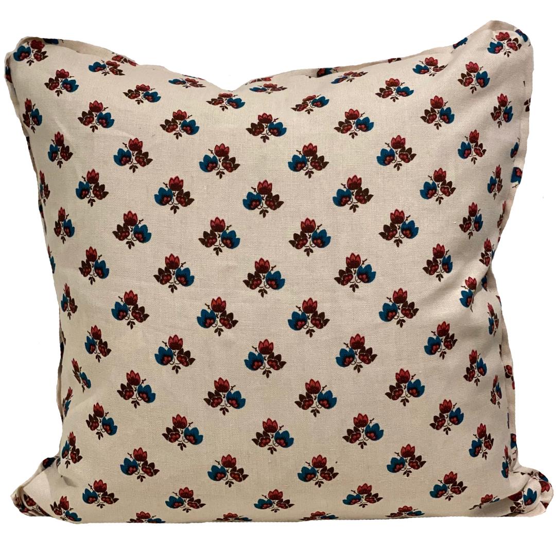 Alice Sergeant Beatrice Teal Pillow Cover 1 Alice Sergeant Beatrice Teal Pillow Cover