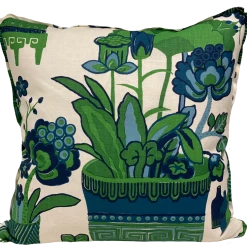 CW Stockwell Kan-Shie Emerald Pillow Indoor