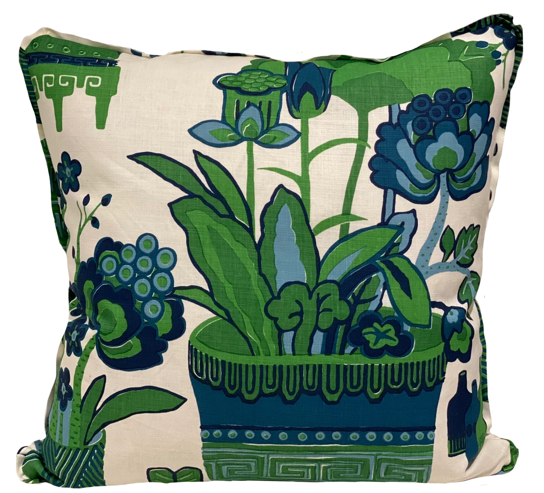 CW Stockwell Kan-Shie Emerald Pillow Indoor 1 CW Stockwell Kan-Shie Emerald Pillow Indoor
