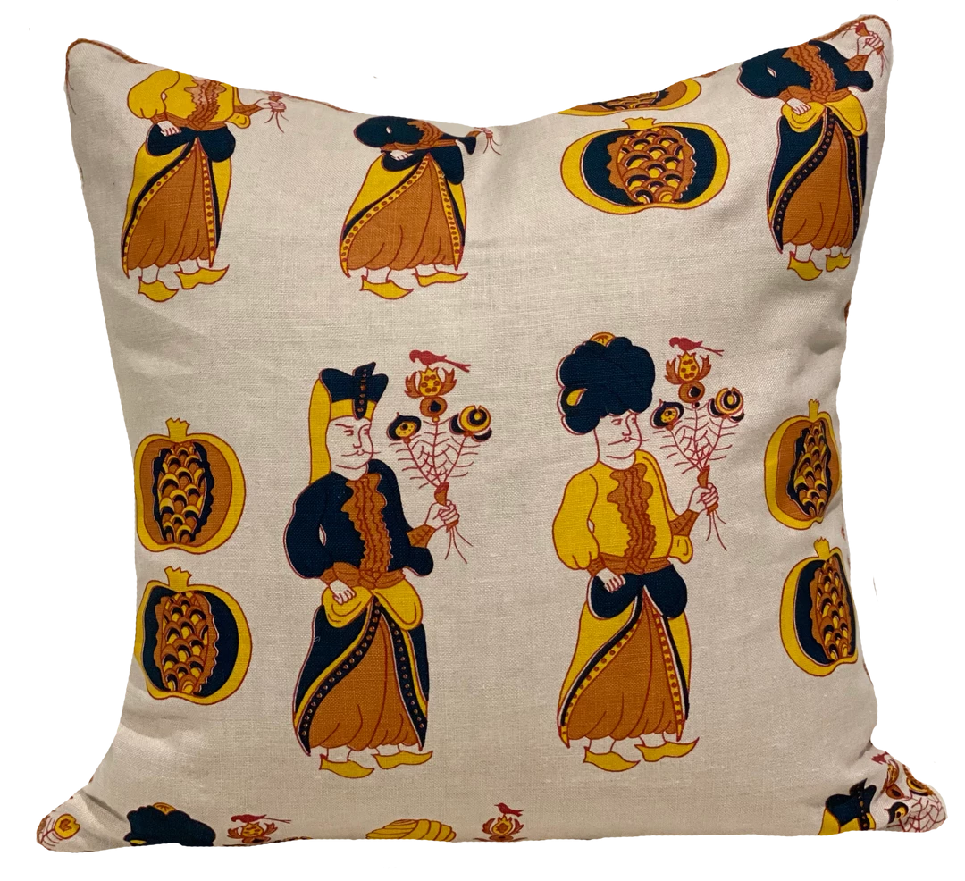 Katie Ridder Attendants Orange Pillow Cover Indoor 1 Katie Ridder Attendants Orange Pillow Cover Indoor