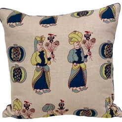 Katie Ridder Attendants Indigo Pillow Cover