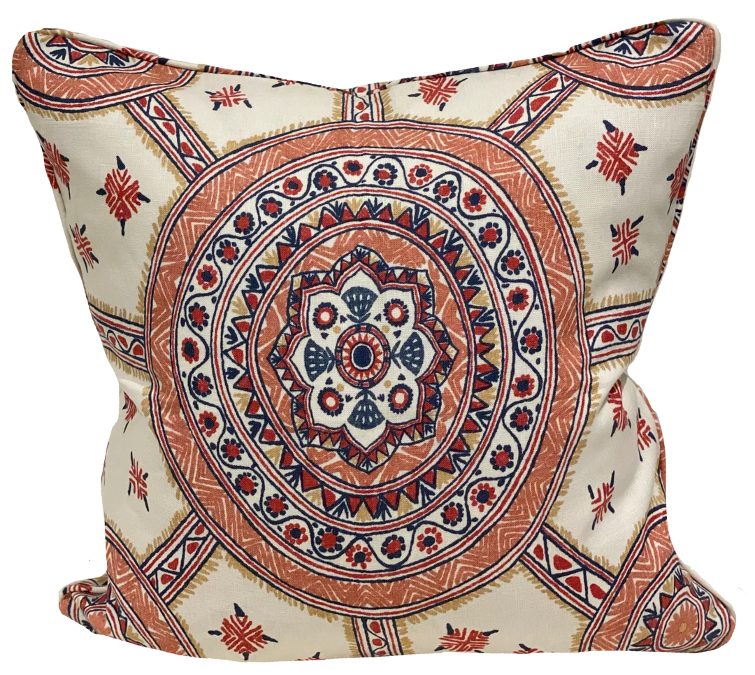 Schuyler Samperton Indoor Nellcote Apricot Pillow Cover 1 Schuyler Samperton Indoor Nellcote Apricot Pillow Cover