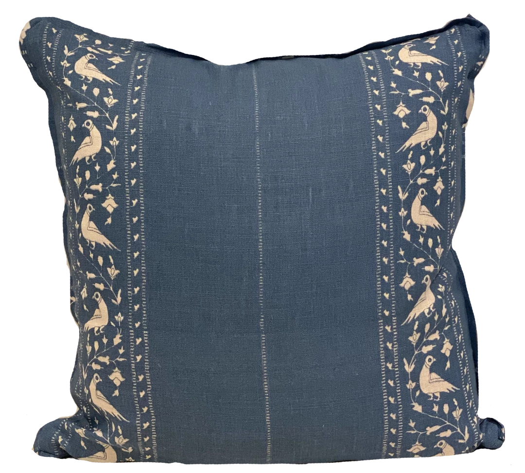 Lisa Fine Baroda II Indigo Pillow Cover Indoor 1 Lisa Fine Baroda II Indigo Pillow Cover Indoor