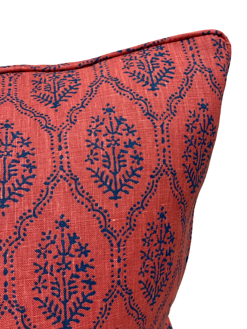 Peter Dunham Jaali Raspberry Pillow Cover 2 Peter Dunham Jaali Raspberry Pillow Cover