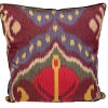 Kushaan Enver Silk Ikat Multi Pillow Cover