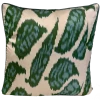 Kushaan Indoor Gaye Silk Ikat Pillow Cover