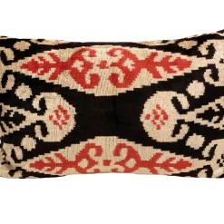 MD Home Irie Red Velvet Ikat Pillow Cover Indoor