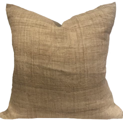 Well Made Home Indoor Handspun Neutral Hemp Pillow (pair)