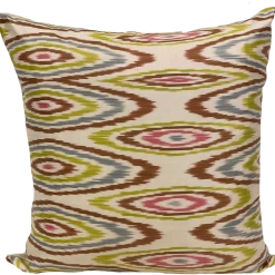 MD Home Indoor Oval Multi Silk Ikat