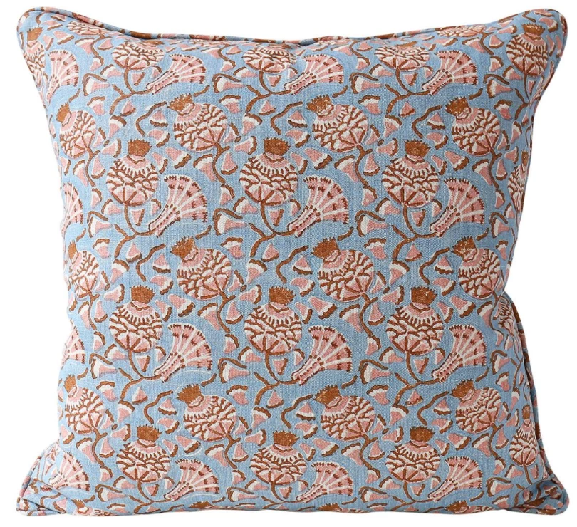 Walter G Indoor Iznik Winter Bloom Pillow Cover 1 Walter G Indoor Iznik Winter Bloom Pillow Cover