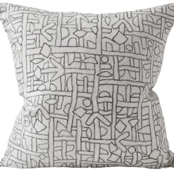 Walter G Zaire Dark Mud Linen Pillow Cover Indoor